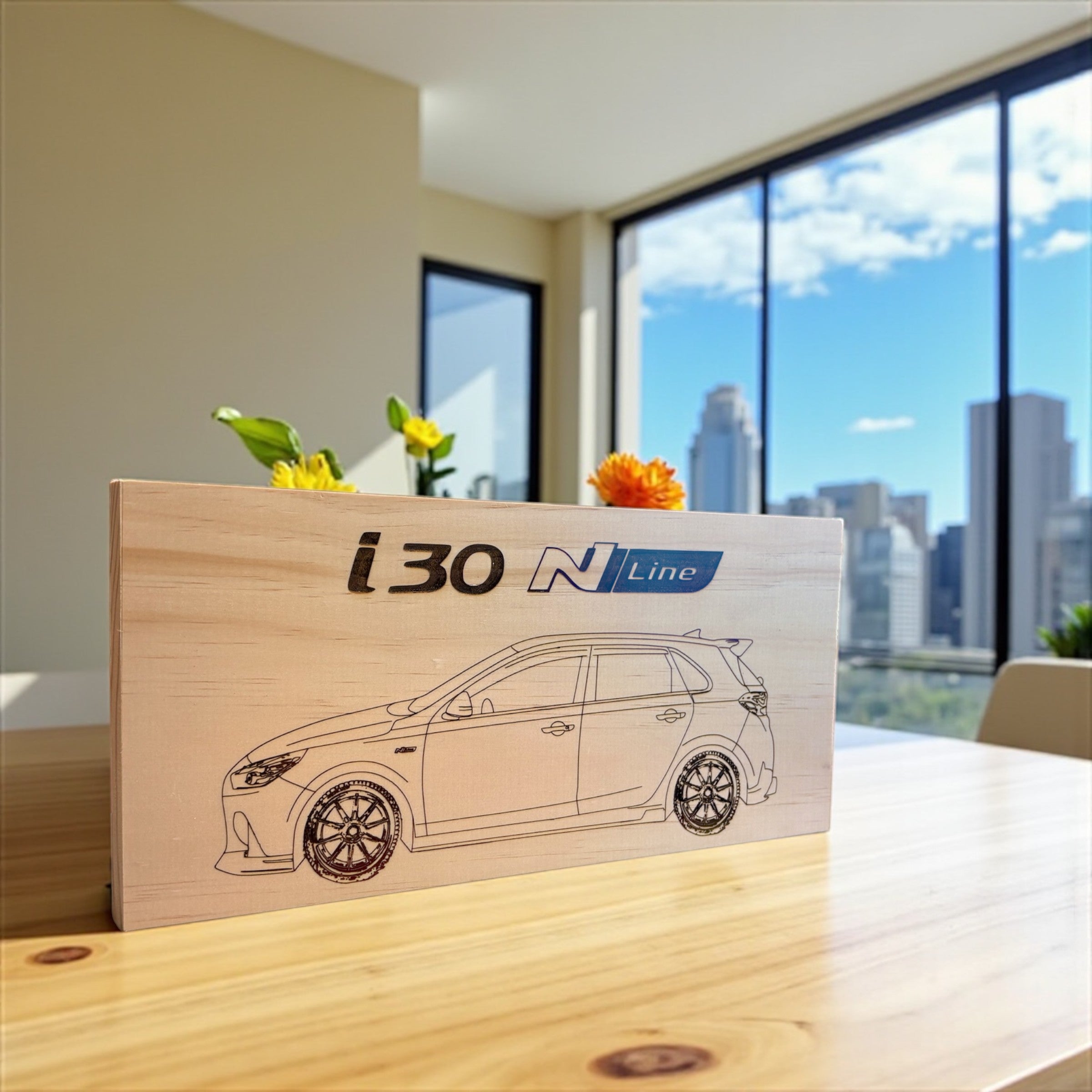 Hyundai i30 N-Line Premium (Hatch) - Laser Engravings – Oakline Engravings