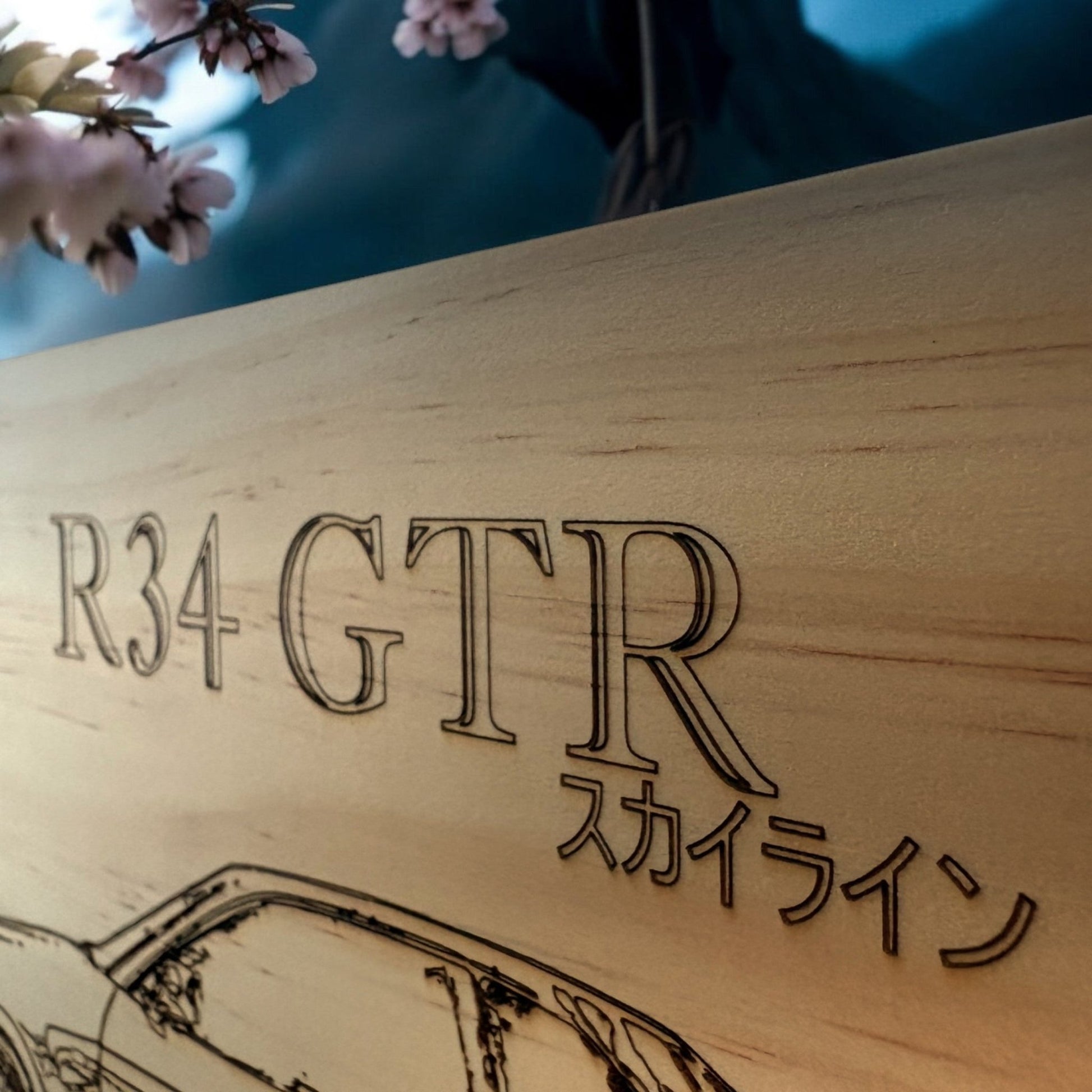 Nissan GTR (R34) - Oakline Engravings Oakline Engravings#oaklineengravings#