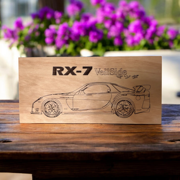 Mazda RX-7 (Veilside) Laser Engraving – Oakline Engravings